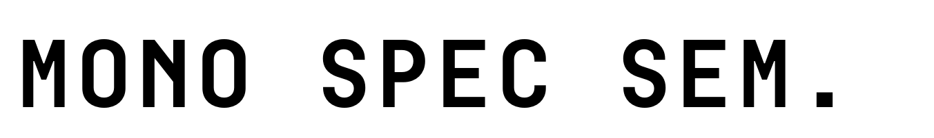 Mono Spec Semi Bold